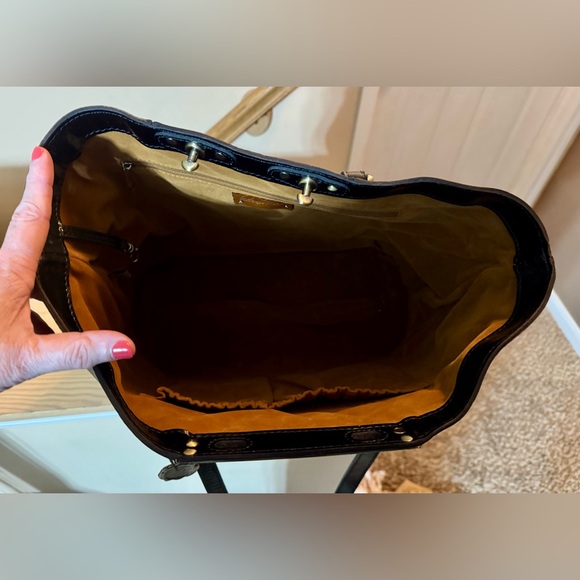 👜 Patricia Nash Abstract Animal Print Benvenuto Leather Tote - Picture 7 of 11